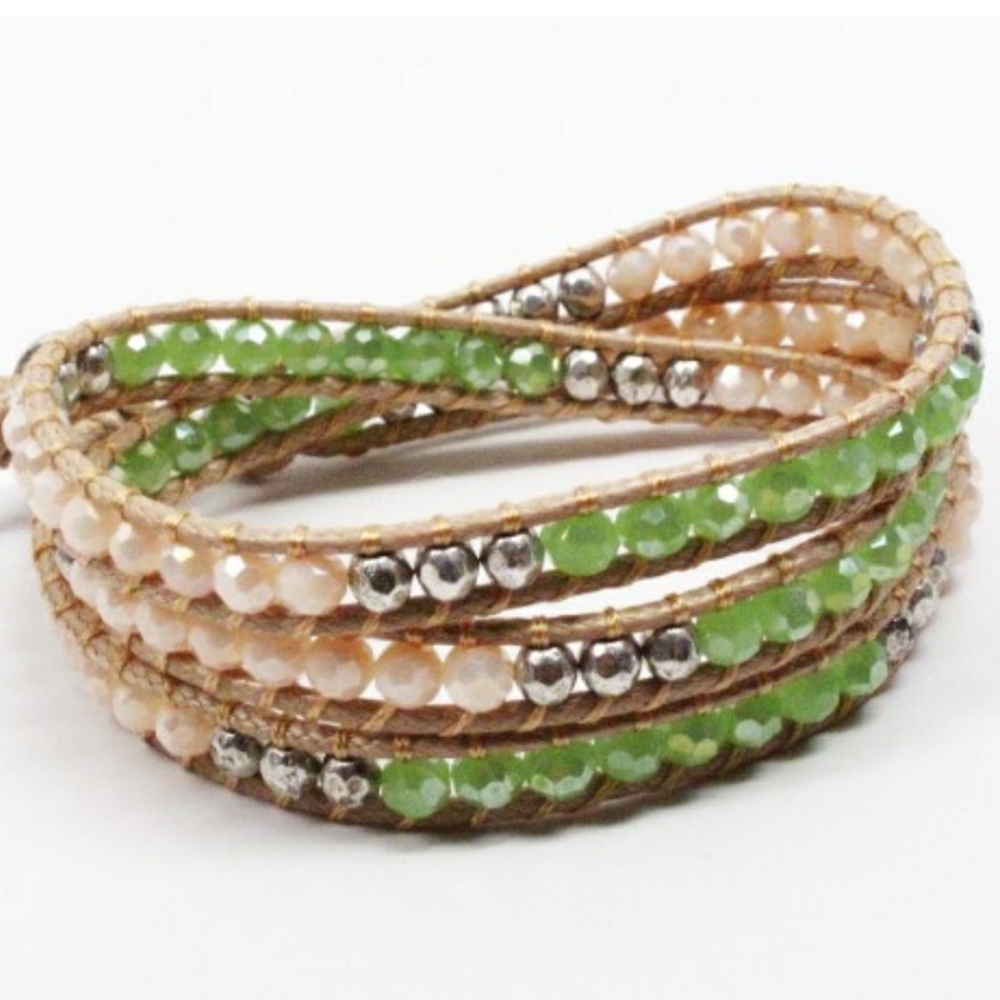 NEW Handmade 3 wrap bracelet Katie Soleil